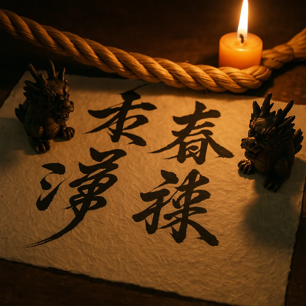 龍神祝詞の唱え方のイメージ