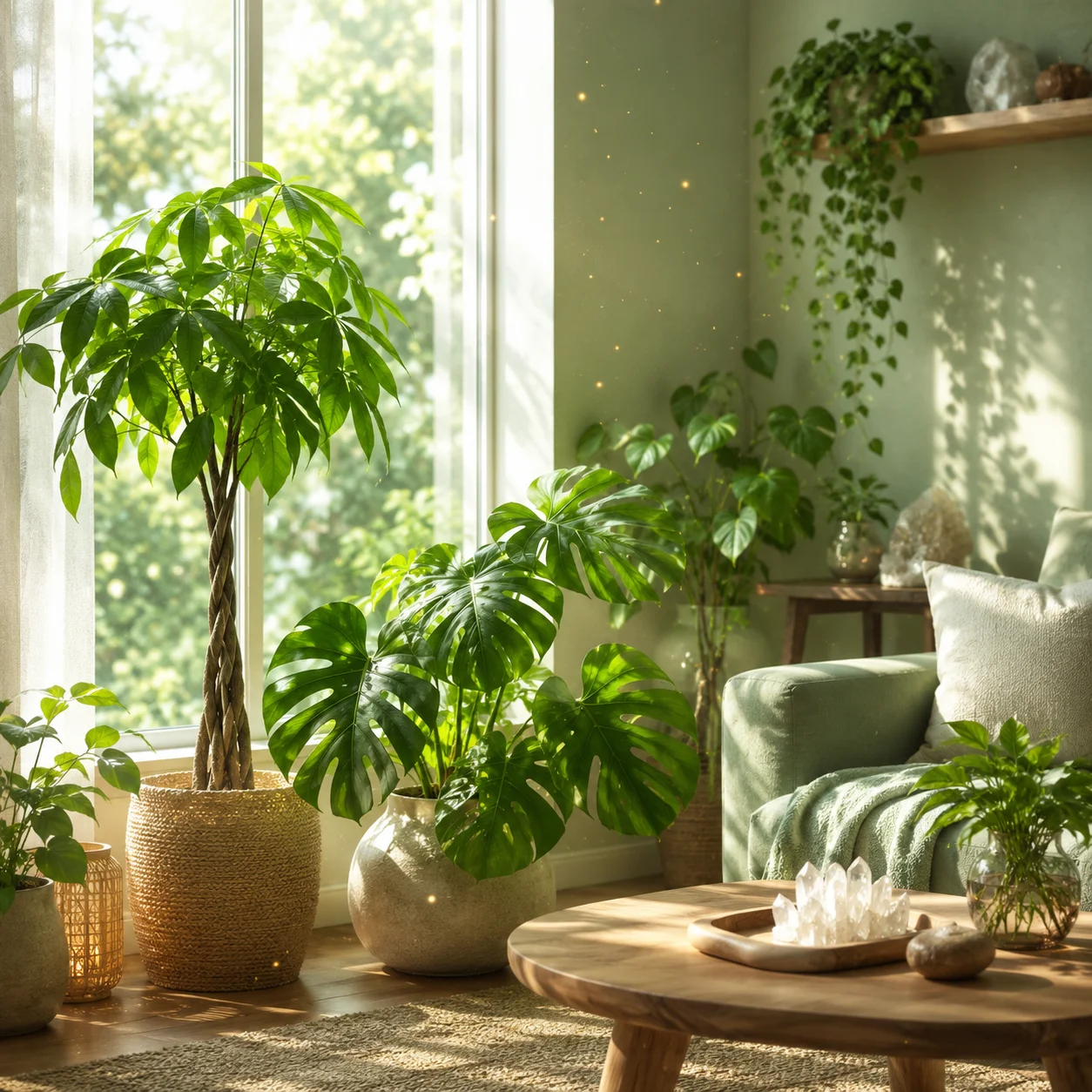 風水で選ぶ観葉植物の置き場所ガイド 陽光の差し込む窓辺のグリーン